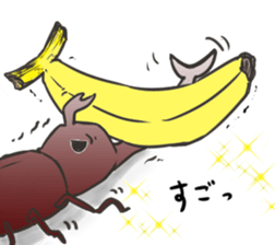 Happy beetle sticker #5484611