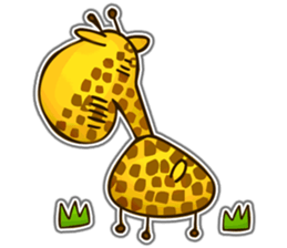 Runaway Giraffe sticker #5484672