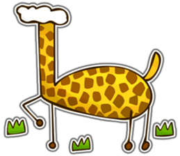 Runaway Giraffe sticker #5484686