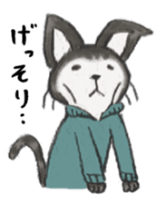 sweater cat sticker #5484759