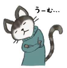 sweater cat sticker #5484762
