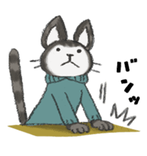 sweater cat sticker #5484766