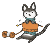 sweater cat sticker #5484772
