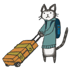 sweater cat sticker #5484773