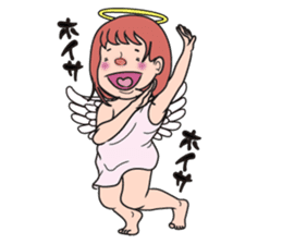 Human angels sticker #5485306