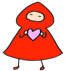 A little red riding hood