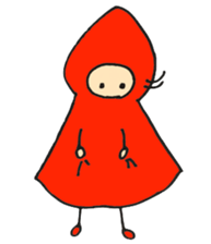 A little red riding hood sticker #5485861