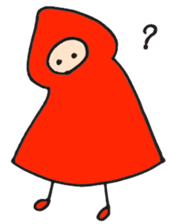 A little red riding hood sticker #5485862