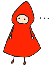 A little red riding hood sticker #5485864