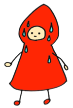 A little red riding hood sticker #5485865
