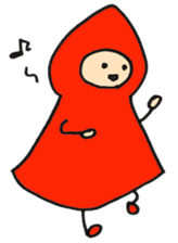 A little red riding hood sticker #5485866