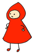 A little red riding hood sticker #5485869