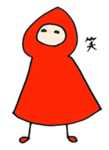 A little red riding hood sticker #5485871