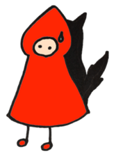 A little red riding hood sticker #5485874