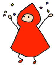 A little red riding hood sticker #5485876