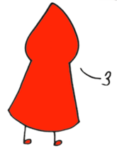 A little red riding hood sticker #5485877