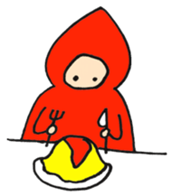 A little red riding hood sticker #5485878