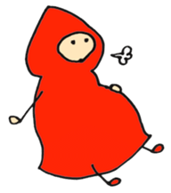 A little red riding hood sticker #5485879