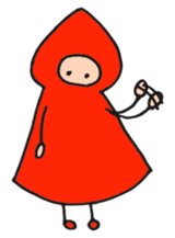 A little red riding hood sticker #5485881