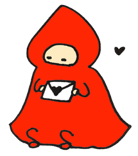 A little red riding hood sticker #5485883