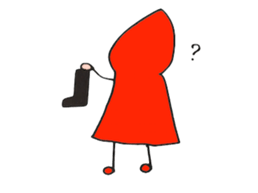 A little red riding hood sticker #5485889