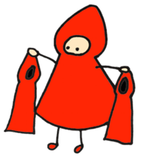 A little red riding hood sticker #5485894