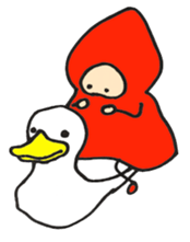 A little red riding hood sticker #5485896