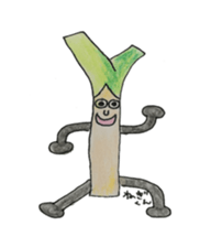 Vegetables and fruit,pleasant friend. sticker #5485907