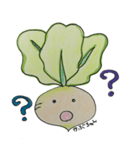 Vegetables and fruit,pleasant friend. sticker #5485908