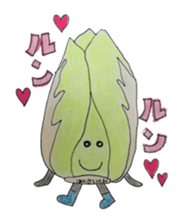 Vegetables and fruit,pleasant friend. sticker #5485922