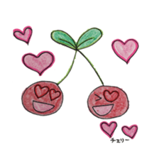 Vegetables and fruit,pleasant friend. sticker #5485927