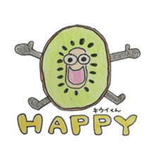 Vegetables and fruit,pleasant friend. sticker #5485935