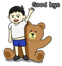 Khaopoon & teddy Bear sticker #5486228