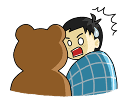Khaopoon & teddy Bear sticker #5486229
