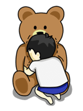Khaopoon & teddy Bear sticker #5486237