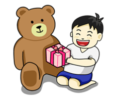Khaopoon & teddy Bear sticker #5486240