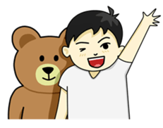 Khaopoon & teddy Bear sticker #5486242