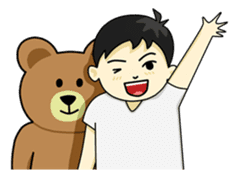 Khaopoon & teddy Bear sticker #5486242