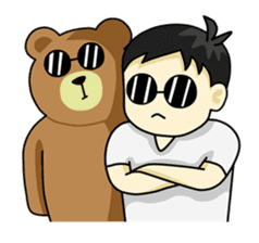 Khaopoon & teddy Bear sticker #5486247