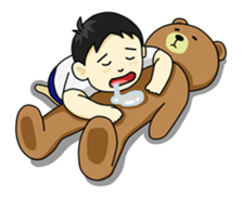 Khaopoon & teddy Bear sticker #5486256