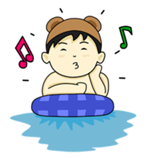 Khaopoon & teddy Bear sticker #5486258