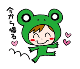 The girl who fawns sticker #5486656