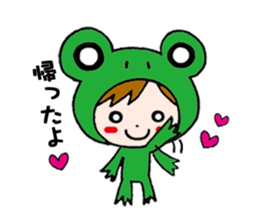 The girl who fawns sticker #5486657