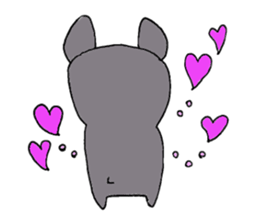 Only a French bull. sticker #5486835