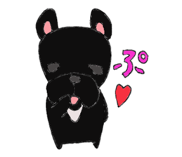 Only a French bull. sticker #5486841