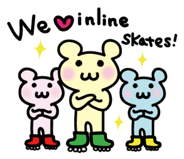 I love skates! sticker #5486890