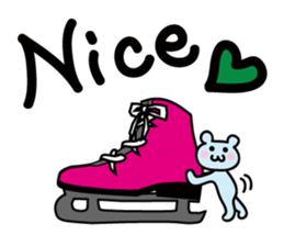 I love skates! sticker #5486893