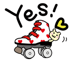 I love skates! sticker #5486895
