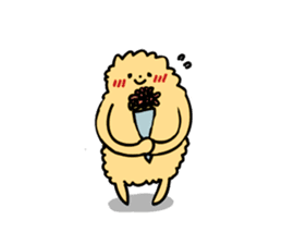 I love the croquette "Coro"! sticker #5486993