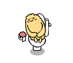 I love the croquette "Coro"! sticker #5487000